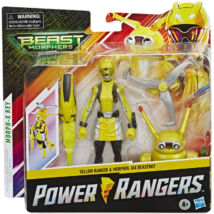 Power Rangers 15cm-es figura - Yellow Ranger & Morphin Jax Beastbot E8087 - Hasbro