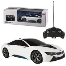 Rastar - Távirányítós autó 1:14 BMW i8, nyitható ajtó, USB