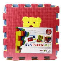 Szivacsszőnyeg állatos 10db-os 64x160x1cm