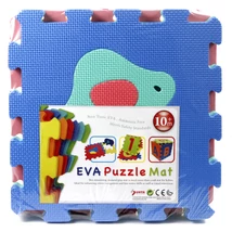 Szivacsszőnyeg jármüves 10 db-os 64x160x1cm