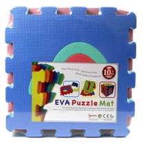 Szivacs szőnyeg puzzle, zöldség/gyümölcs 8 db-os 64x160x1