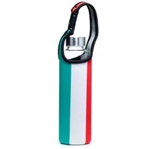 Üvegpalck fém kupakkal és tartóval - Retro Fiat 500 BOT152