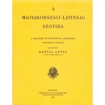 A magyarországi latinság szótára