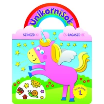 Unikornisok 1. - Színezd ki és ragaszd be matricákkal 