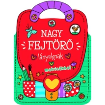 Nagy fejtörő lányoknak - matricákkal