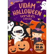 Vidám Halloween - Versikés kifestő