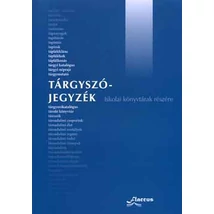 Tárgyszójegyzék iskolai könyvtárak részére
