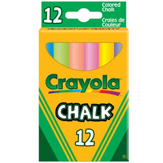 Crayola - Táblakréta 12 db-os színes (281)