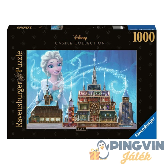 Ravensburger - Puzzle 1000 db - Disney kastély Elza 17333