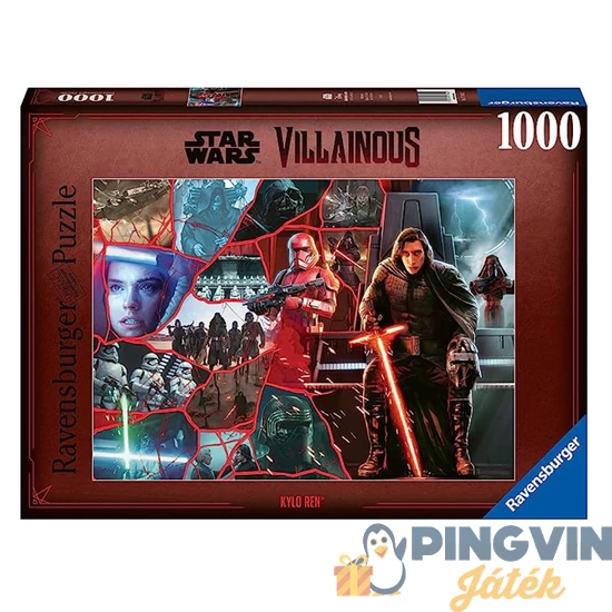 Ravensburger - Puzzle 1000 db - SW gonoszok Kylo Ren 17340