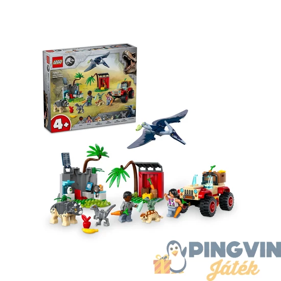 LEGO® Jurassic World 76963 Kis dínók mentőközpont