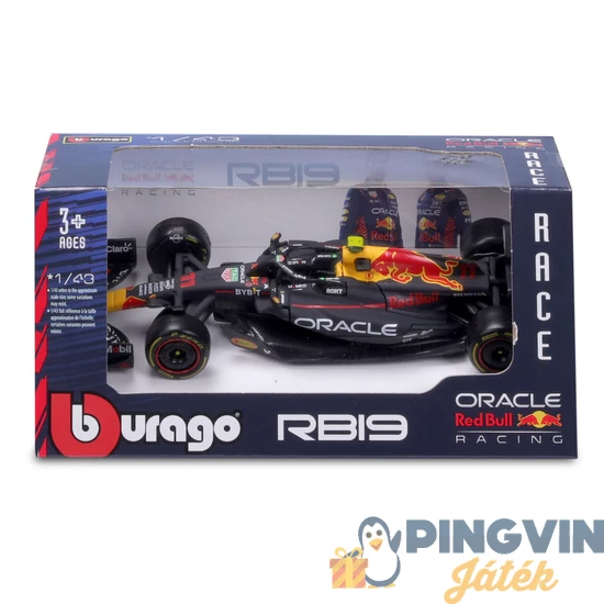 Bburago 1 /43 F1 versenyautó - Red Bull RB19 #11 (Sergio Pérez)