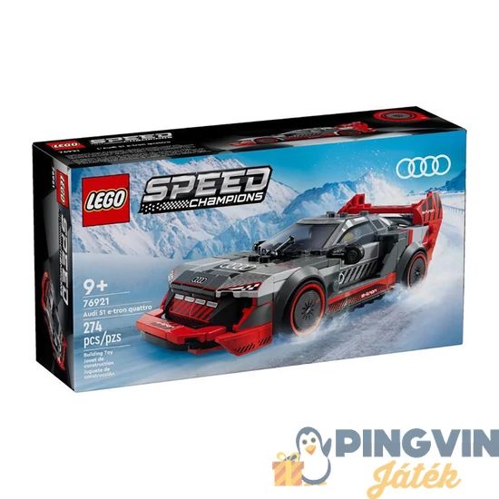 LEGO Speed Champion 76921 Audi S1 E-Tron Quattro Versenyautó