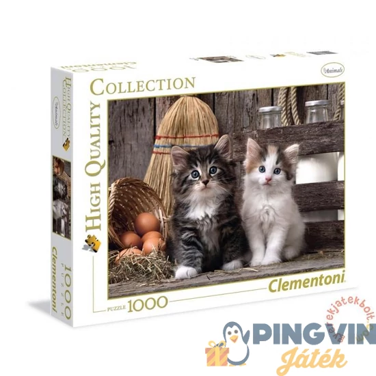Clementoni - 1000 db puzzle Bájos cicusok CL39340