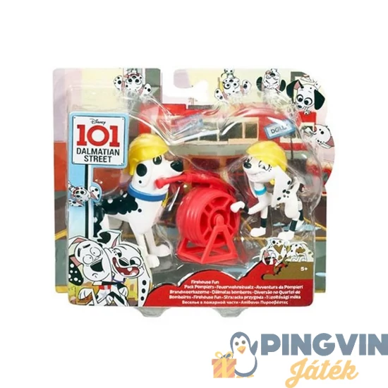 101 Kiskutya - tűzoltósági móka figura szett GBM38 - Mattel