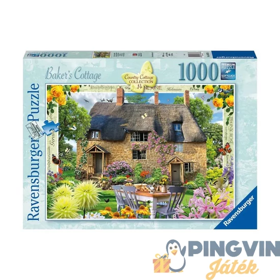 Ravensburger - Puzzle 1000 db - A pék házikója