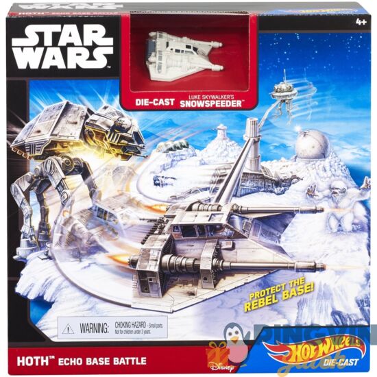 Hot Wheels - Star Wars Echo Base Battle játékszett - Mattel