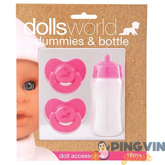 Dolls World - Babaszett (2 cumi   cumisüveg)
