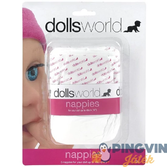 Dolls World - Pelenka 5 db-os