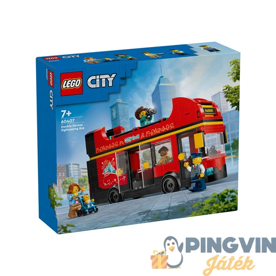 LEGO City 60407 Piros emeletes turistabusz