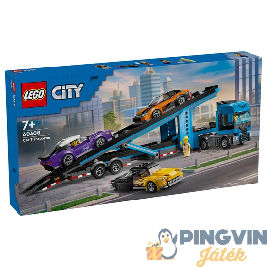 LEGO® City 60408 Autószállító kamion sportautókkal