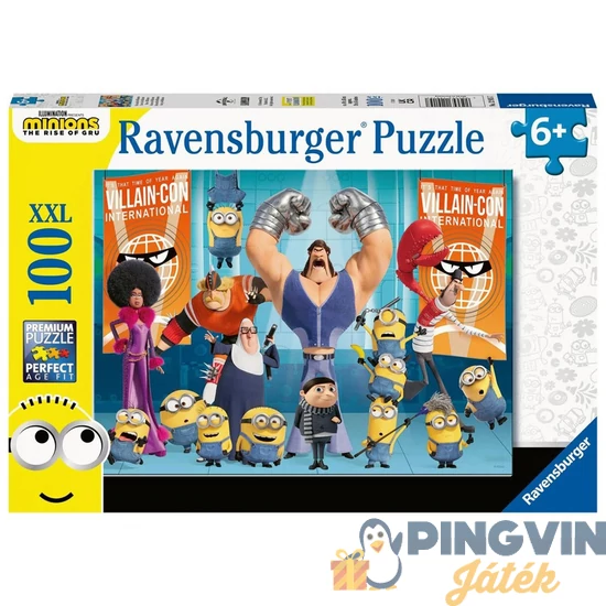 Ravensburger - Puzzle 100 db - Minyonok 2