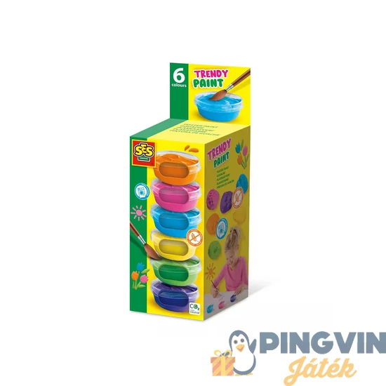 SES - Trendy tempera festék 6db