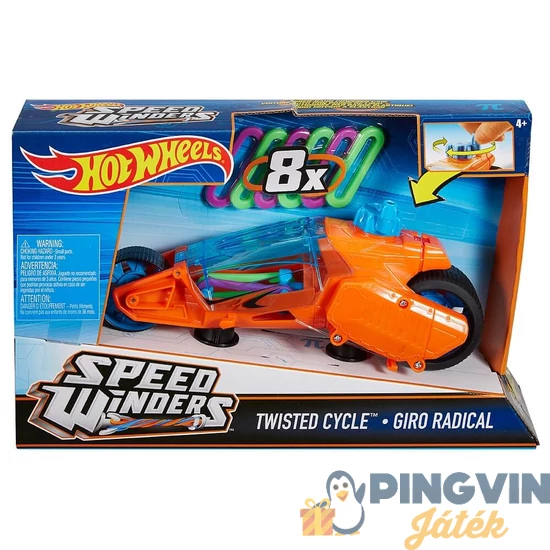 Mattel - Hot Wheels Speed Winders motor narancssárga (DPB66/DPB68)