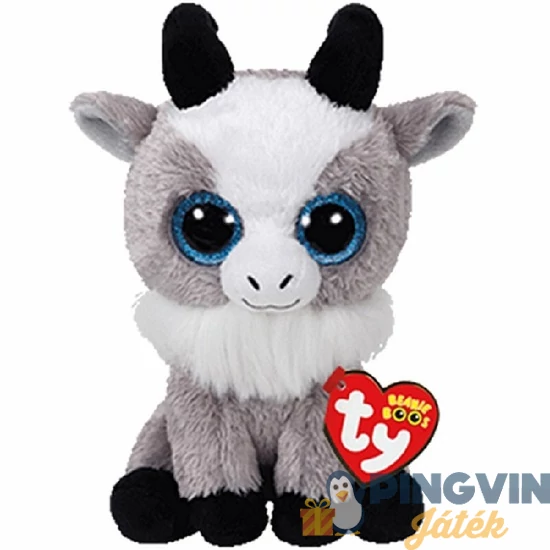 Plüss figura Beanie Boos - 15cm Gabby szürke kecske TY36843