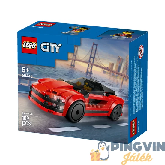 LEGO® City Great Vehicles 60448 Piros sportautó