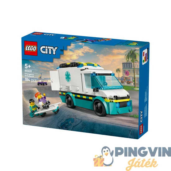 LEGO® City Great Vehicles 60451 Sürgősségi mentőautó