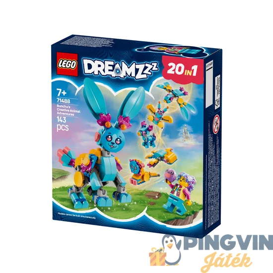 LEGO® Dreamzzz 71488 Kreatív állatos kalandok Bunchuval