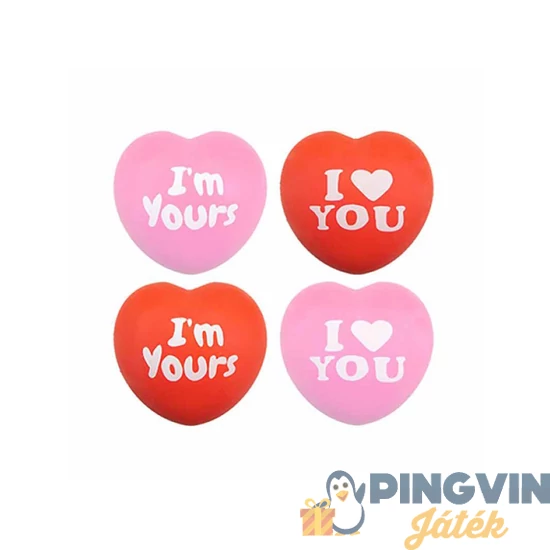 Szivecske alakú "I love you" squishy, 2 féle 5434