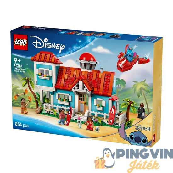 LEGO® Disney 43268 Lilo és Stitch tengerparti háza