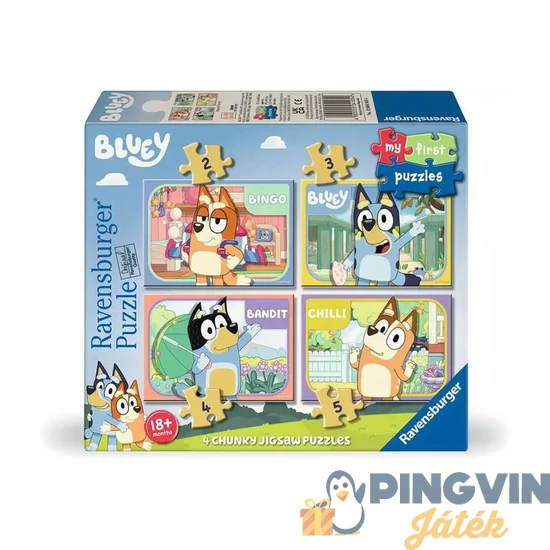Ravensburger - Puzzle 4in1 - Bluey 12004105                     