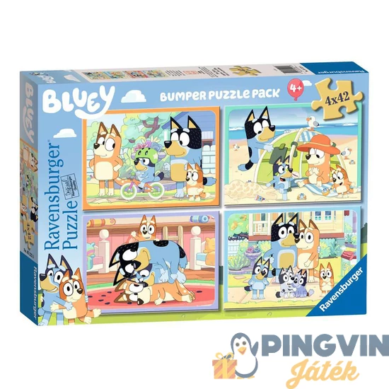 Ravensburger - Puzzle 4x42 db - Bluey 05222                     