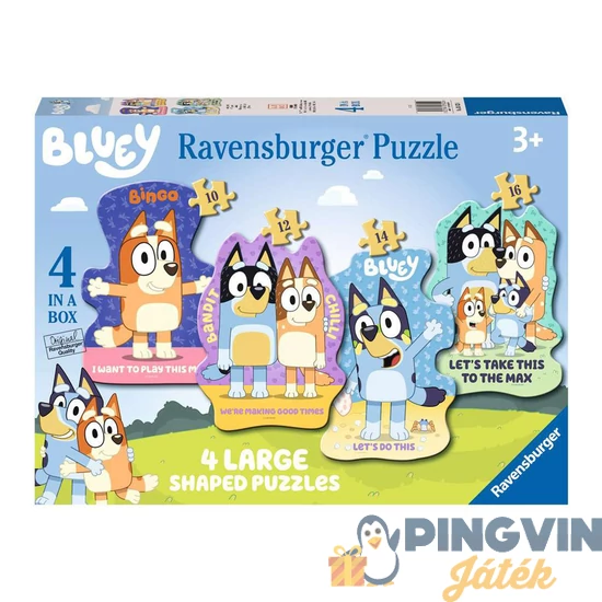 Ravensburger - Puzzle 4 db - Bluey 03132                        