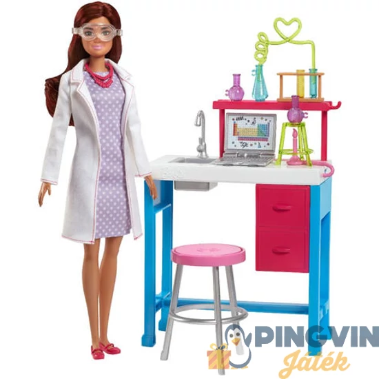 Barbie - Kiegészítő vegyész laboratórium szett - Mattel