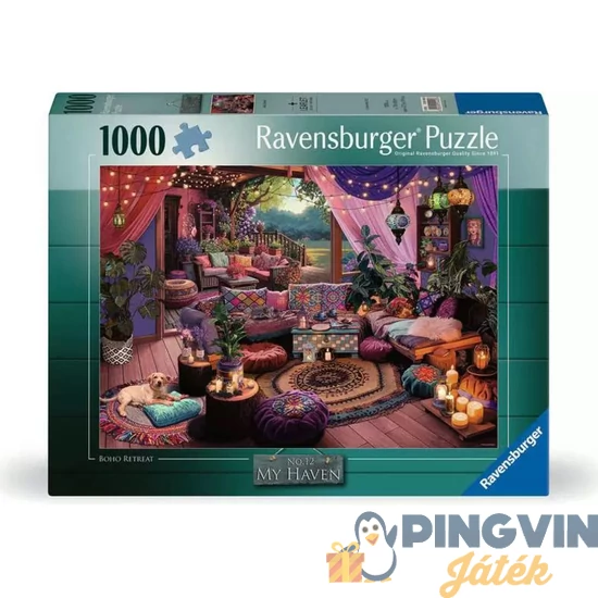Ravensburger - Puzzle 1000 db - My Haven no12 12001455          