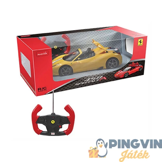 Rastar - Távirányítós autó 1:14 Ferrari 458 cabrio 74500