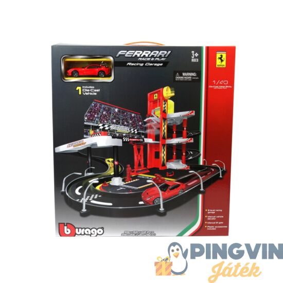Bburago 1/43 Ferrari Racing garázs 18-30197