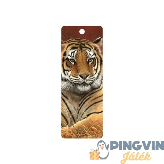 3D könyvjelző-tartozkodó tigris