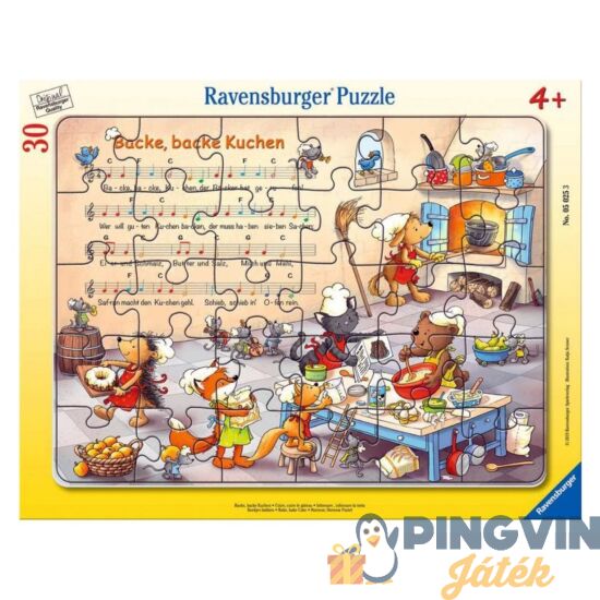 Ravensburger - Puzzle 30 db - Sütni, sütni 05025