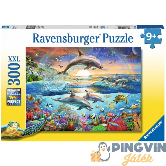 Ravensburger - Puzzle 300 db - Delfin paradicsom 12895