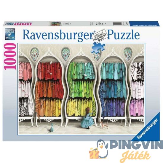 Ravensburger - Puzzle 1000 db - Divatszakértő 14996