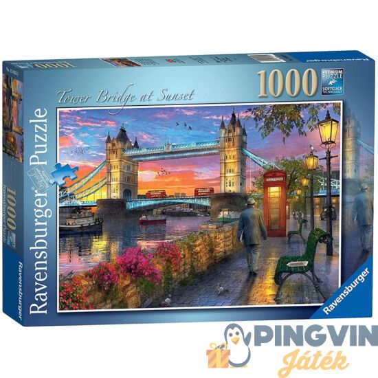 Ravensburger - Puzzle 1000 db - Tower Bridge naplementében 15033