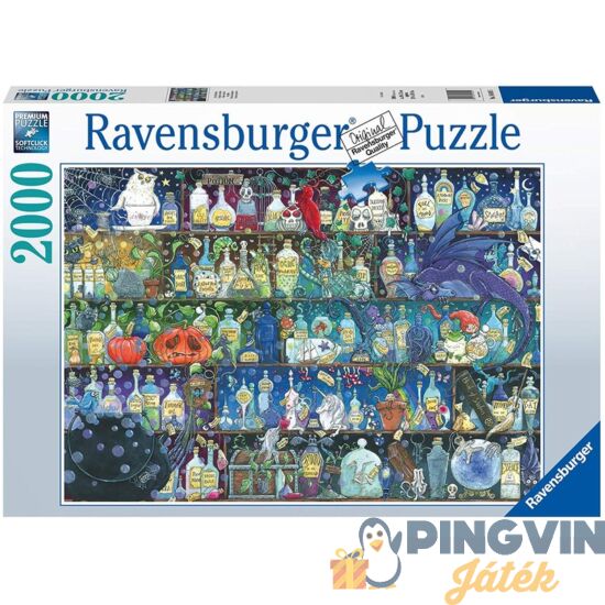 Ravensburger - Puzzle 2000 db - A méregkeverő szekrénye 16010