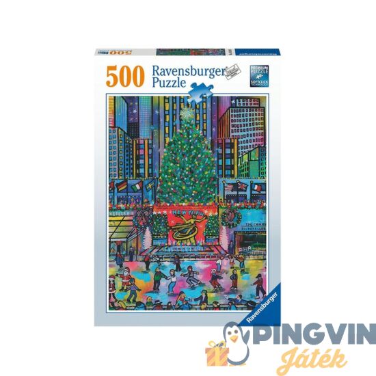Ravensburger - Puzzle 500 db - Rockefeller Karácsony 16424
