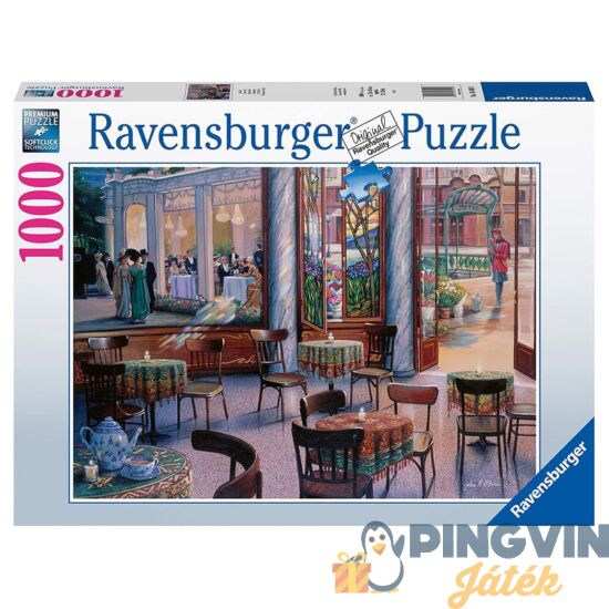 Ravensburger - Puzzle 1000 db - Kávéházi találka 16449