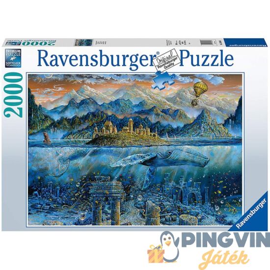 Ravensburger - Puzzle 2000 db - A bölcs bálna 16464